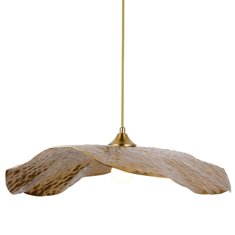Modern Leaf Bronze Pendant Light