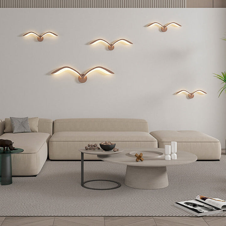 Seagull Minimalist Acrylic LED Wall Sconce