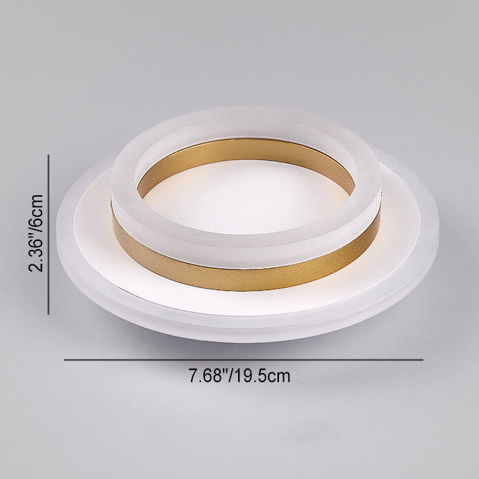 Nordic Square Acrylic LED Flush Mount Ceiling Light