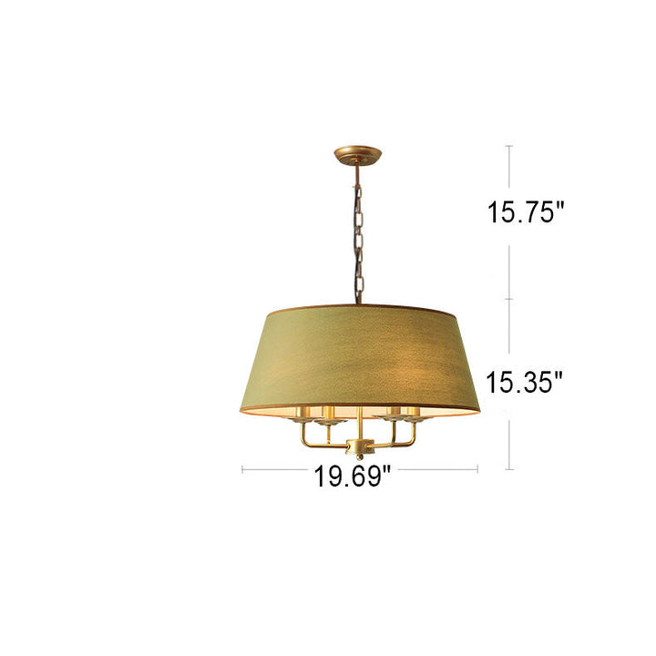 Vintage Iron 4-Light Pendant Light