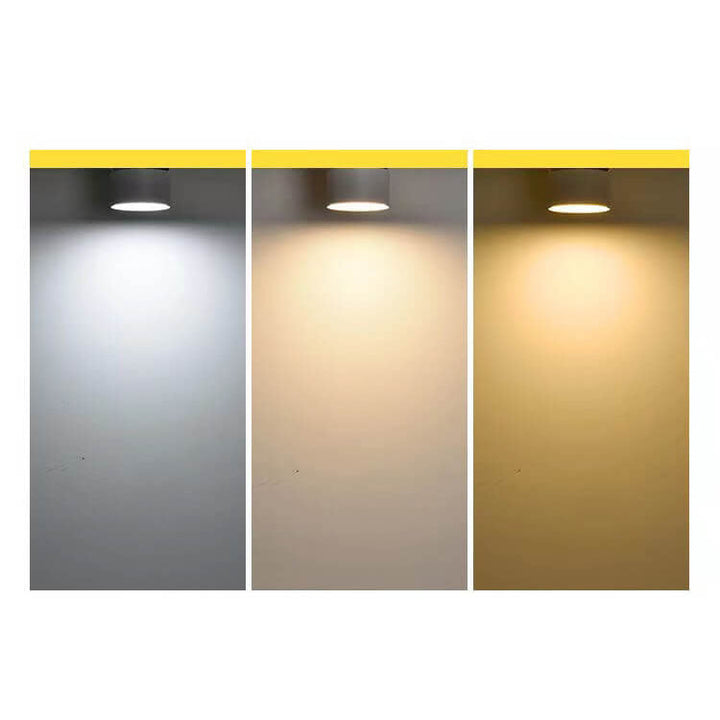Minimalist Round Aluminium Rotatable LED Wall Sconce