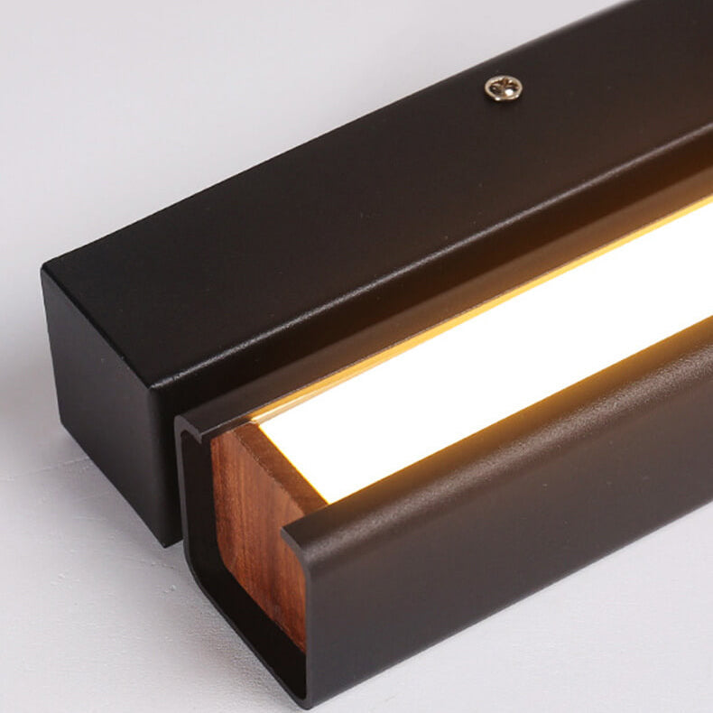 Minimalist Rectangular Aluminum Rotatable LED Wall Sconce