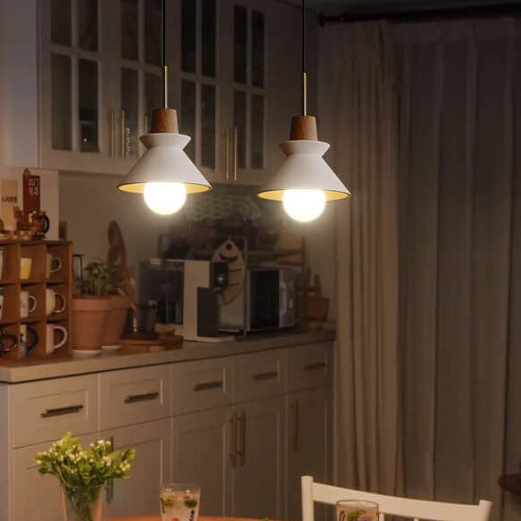 Minimalist Wood Pendant Light
