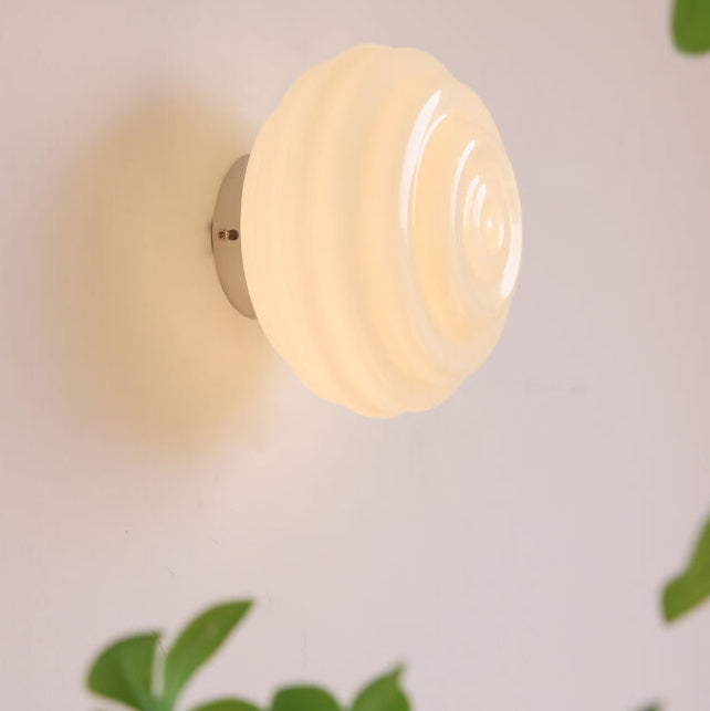 Nordic Round Glass Wall Sconce