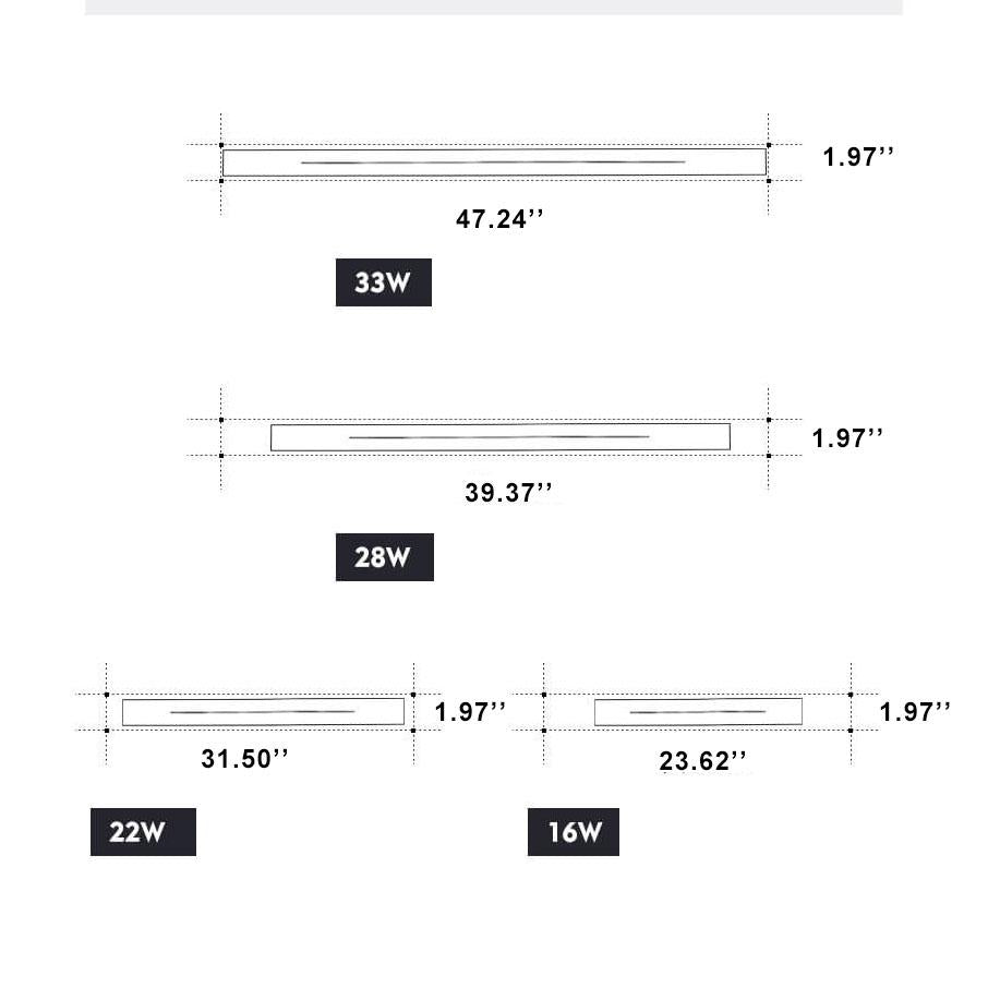Bar Acrylic LED Wall Light