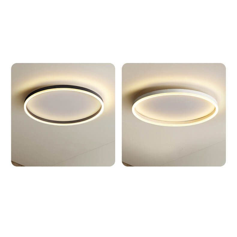 Minimalist Ring Acrylic LED Flush Mount Ceiling Light