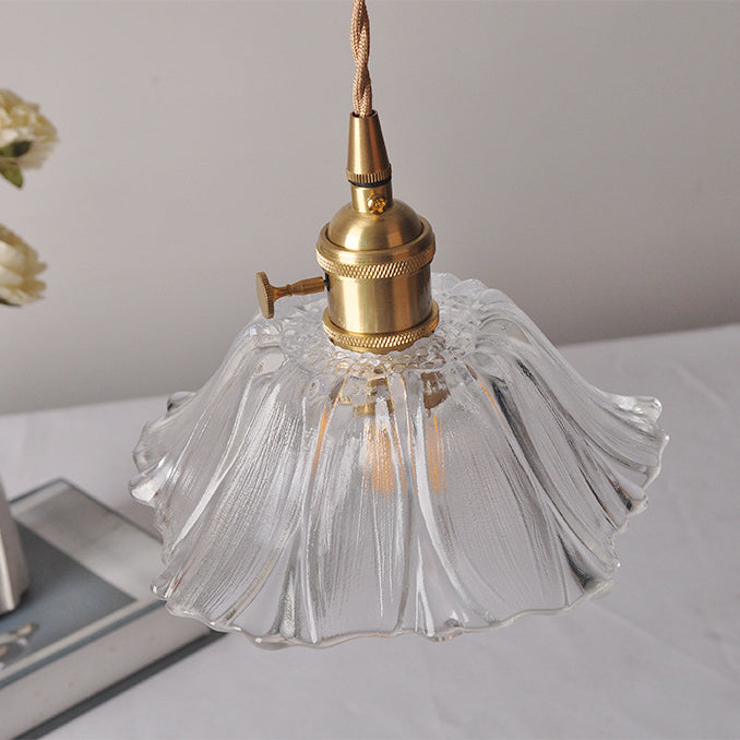 Art Deco Copper Pendant Light