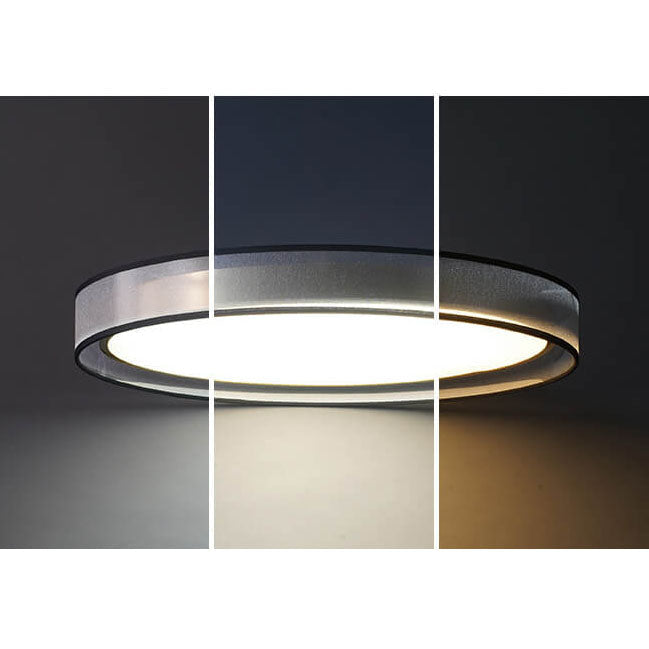 Contemporary Round Acrylic LED Flush Mount Ceiling Light 3