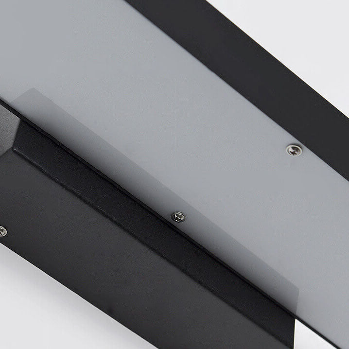 Minimalist Rectangular Waterproof LED Wall Sconce