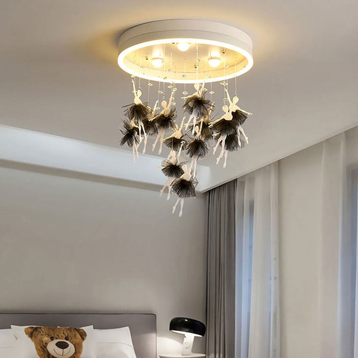 Modern Round LED Flush Mount Ceiling Light