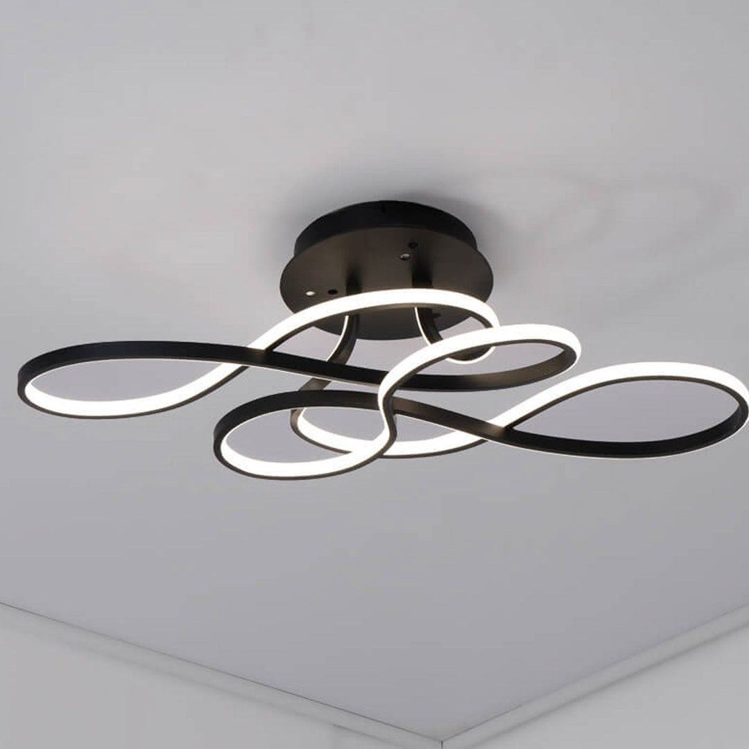Acrylic Minimalist Aluminum LED Flush Mount Ceiling Light