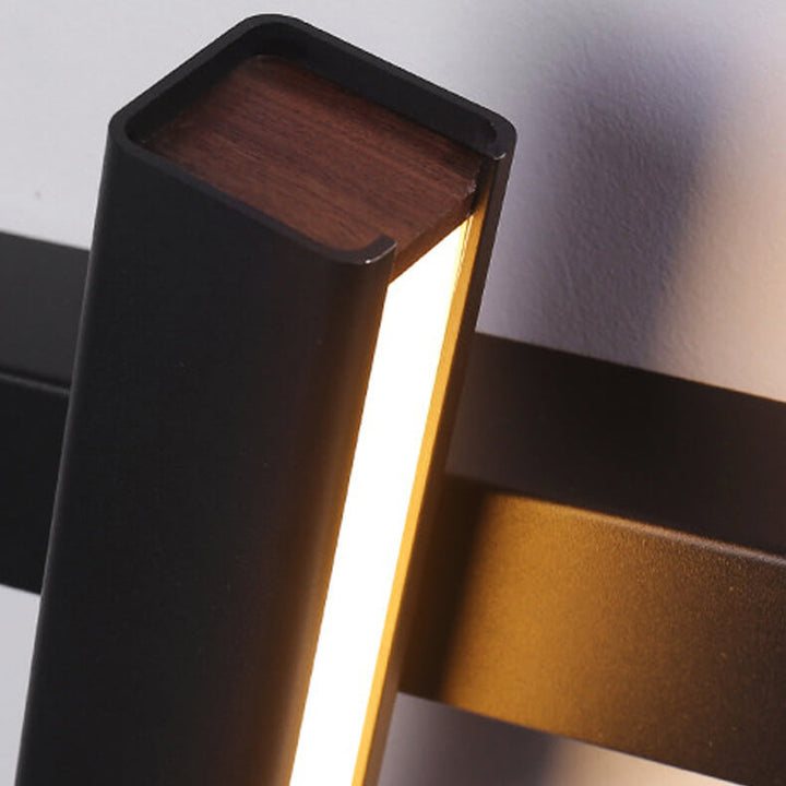 Minimalist Rectangular Aluminum Rotatable LED Wall Sconce