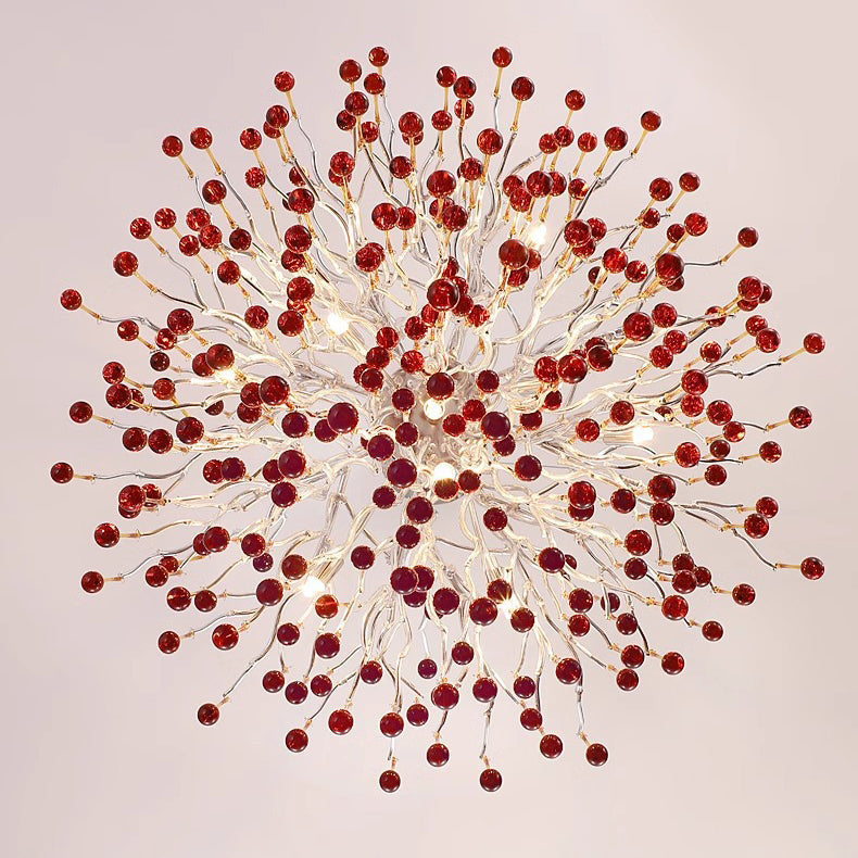 Modern Branch Aluminum Chandelier