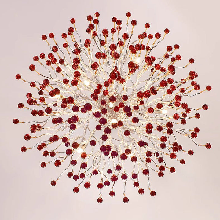 Modern Branch Aluminum Chandelier