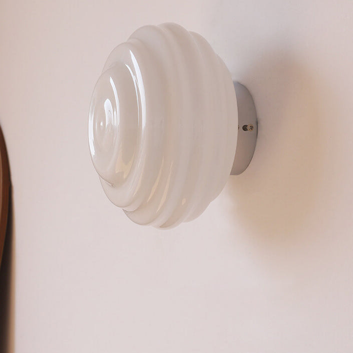 Nordic Round Glass Wall Sconce