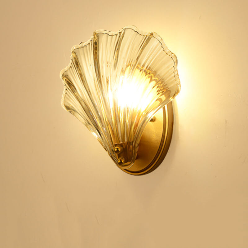 Creative Shell Glass Wall Sconce