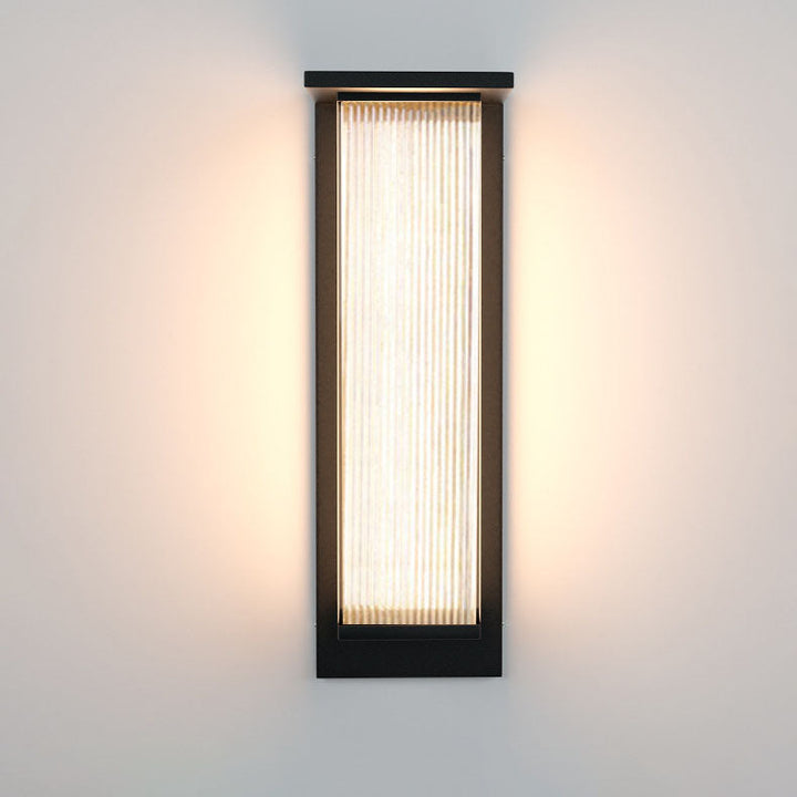Minimalist Rectangular LED Outdoor Wall Light