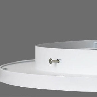 Minimalist Round Aluminum LED Flush Mount Ceiling Light 2