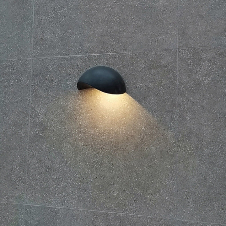 Minimalist Round Aluminum LED Wall Sconce