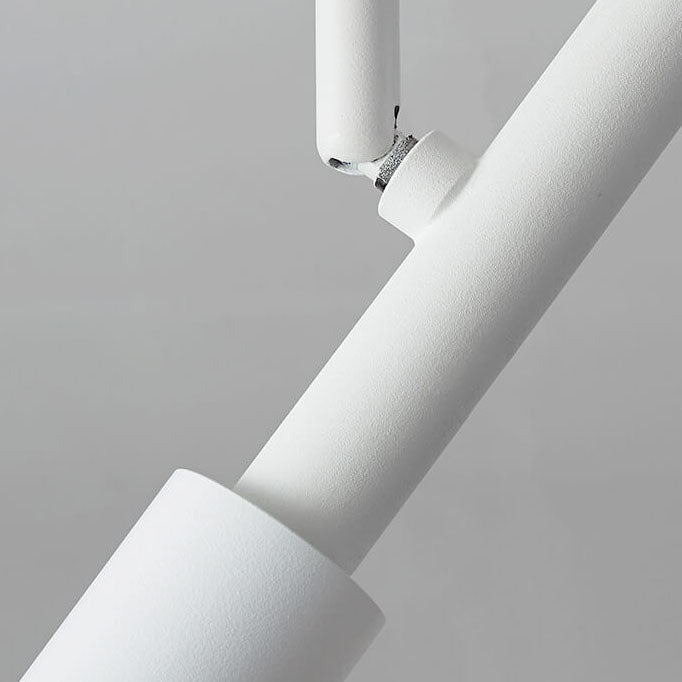 Minimalist Aluminum Rotatable LED Semi-Flush Ceiling Light