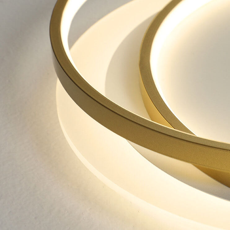 Nordic Aluminum LED Flush Mount Ceiling Light