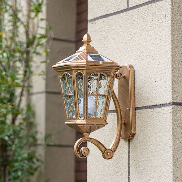 Traditional Lantern Aluminum Waterproof Outdoor Wall Light