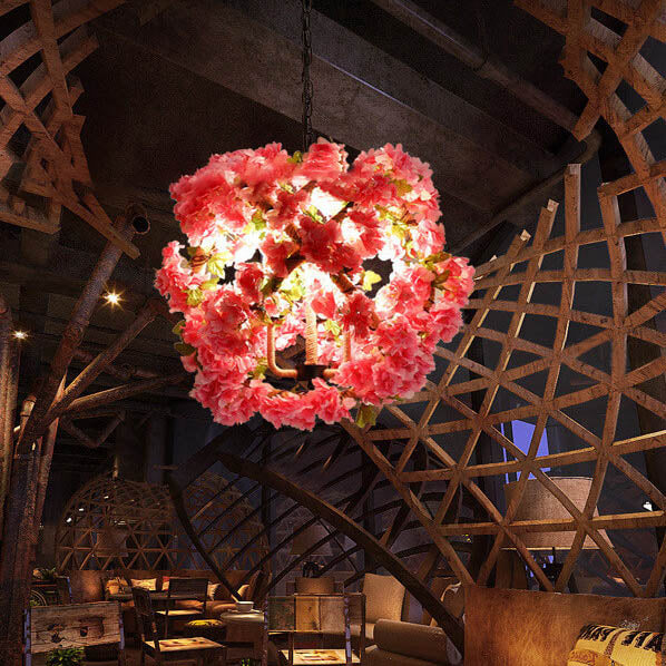 Industrial Iron 3-Light Pendant Light