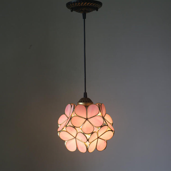 Vintage Glass Pendant Light