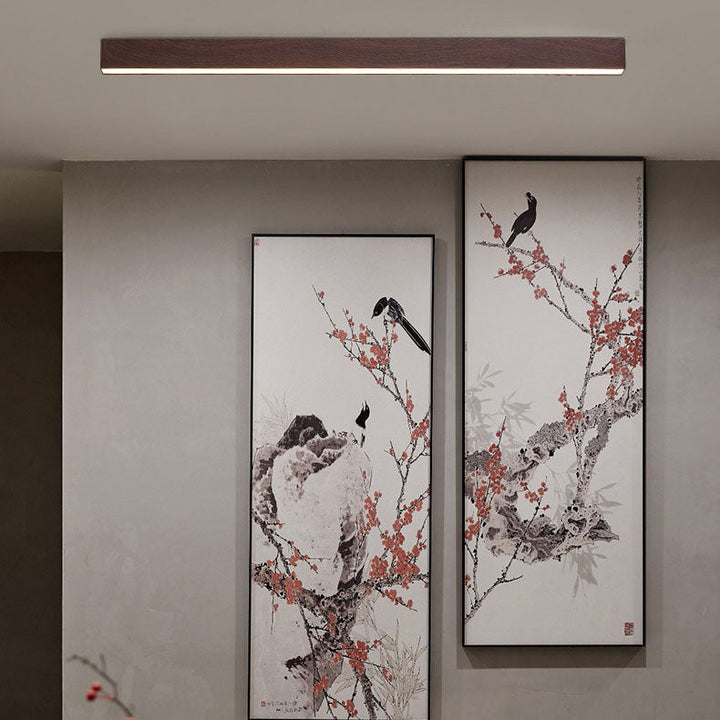 Minimalist Aluminum LED Flush Mount Ceiling Light