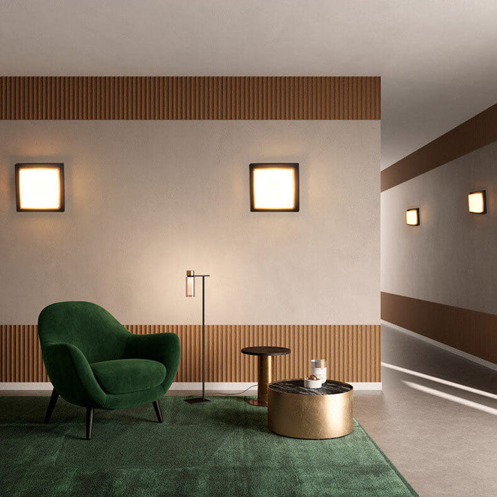 Minimalist Square Aluminum LED Flush Mount Ceiling Light