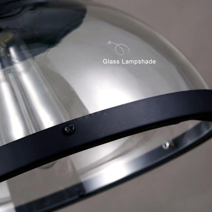 Retro Dome Glass Pendant Light