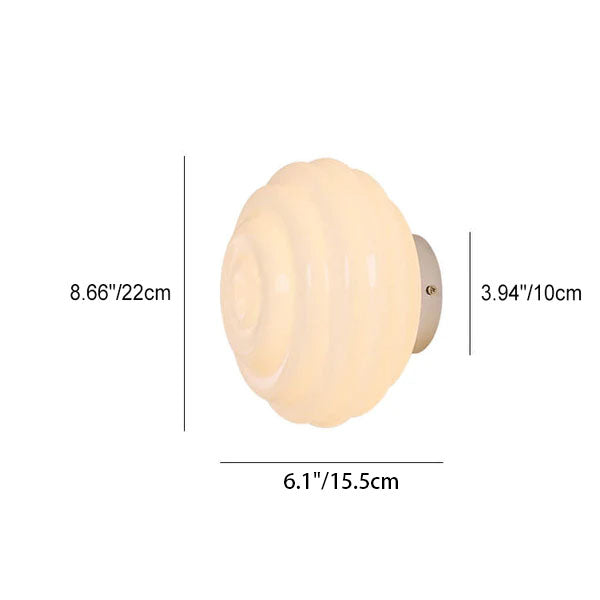 Nordic Round Glass Wall Sconce