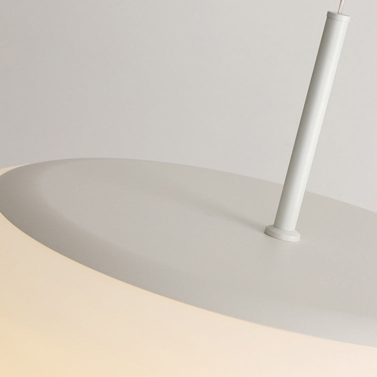 Minimalist Oval Iron LED Pendant Light