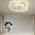 Nordic Simple Geometric Wrought Iron Acrylic LED Flush Mount Ceiling Light