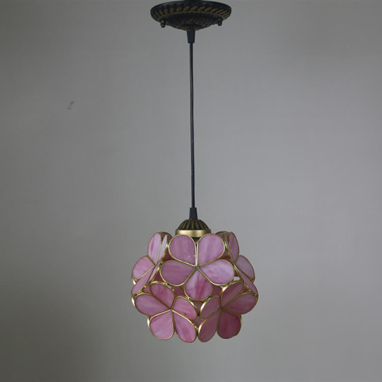 Vintage Glass Pendant Light