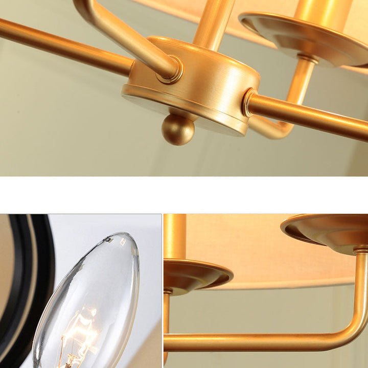 Vintage Iron 4-Light Pendant Light