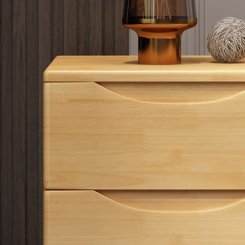 Rectangular Wood Nightstand