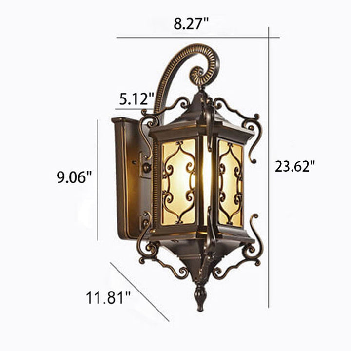 European Waterproof Wall Sconce