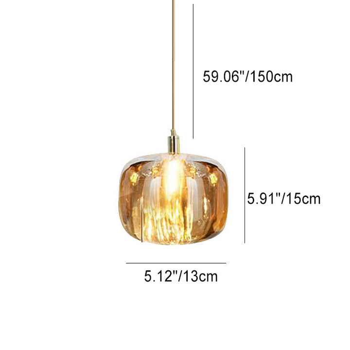 Modern Cube Glass Pendant Light