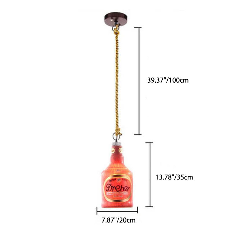 Contemporary Resin Pendant Light