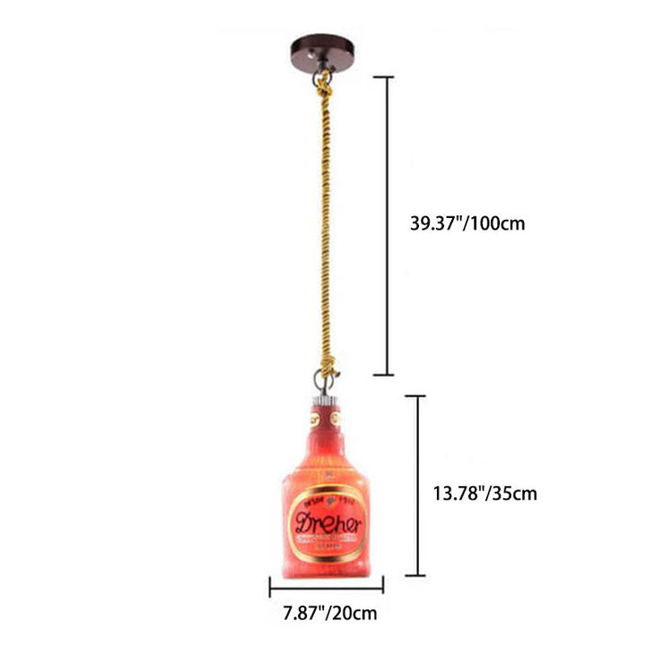 Contemporary Resin Pendant Light