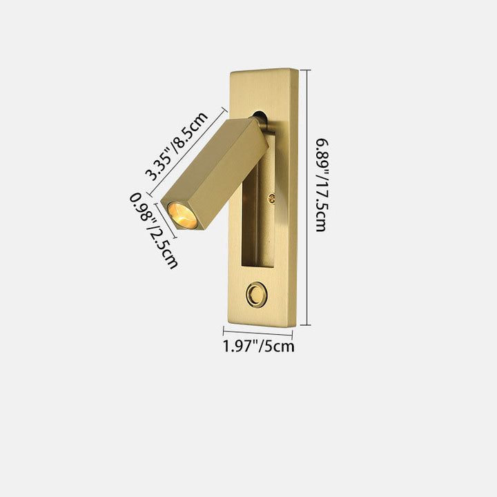 Minimalist Rectangular Aluminum LED Wall Sconce