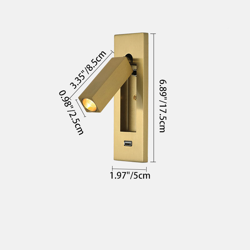 Minimalist Rectangular Aluminum LED Wall Sconce