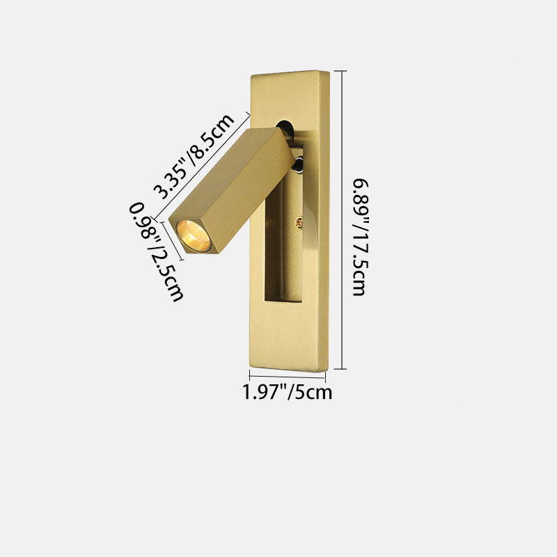 Minimalist Rectangular Aluminum LED Wall Sconce