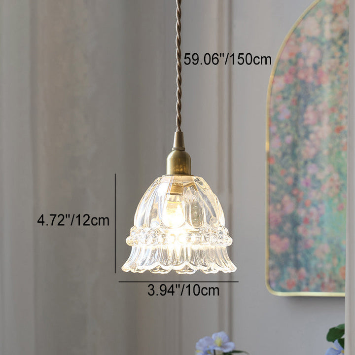 Traditional Walnut Pendant Light
