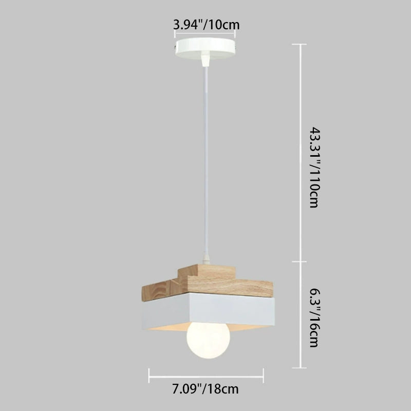 Nordic Square Pendant Light