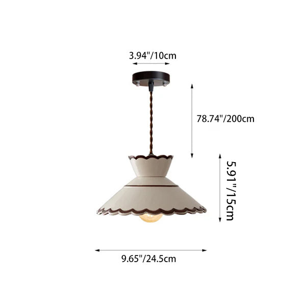Traditional Ceramic Pendant Light