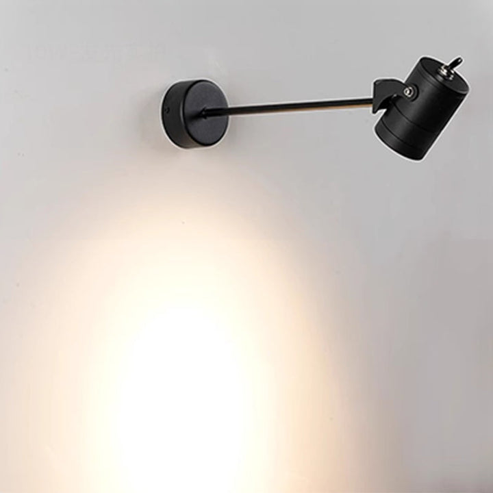 Modern Cylinder Aluminum Adjustable LED Wall Sconce