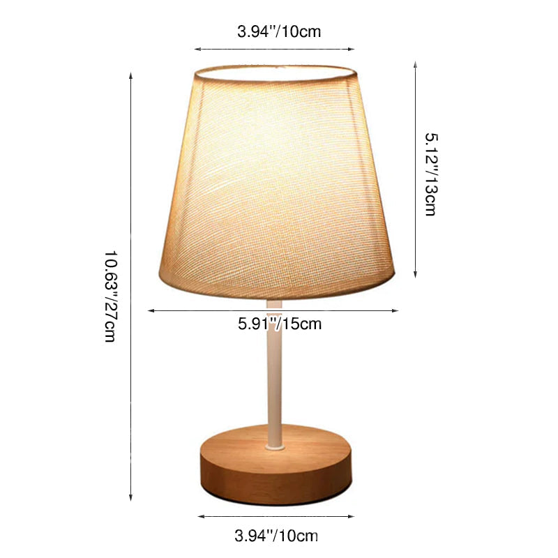 Contemporary Solid Wood LED Decorative Light