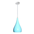 Contemporary Nordic Iron Wood Aluminum Gourd Water Drop 1-Light Pendant Light For Dining Room